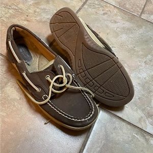 Size 7 slip on shoes. True to size and have never wore them.